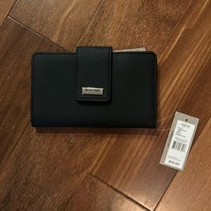Reaction Kenneth Cole Black Vegan Leather Wallet - NWT